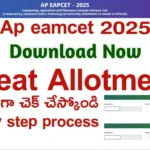 AP EAMCET Seat Allotment 2025