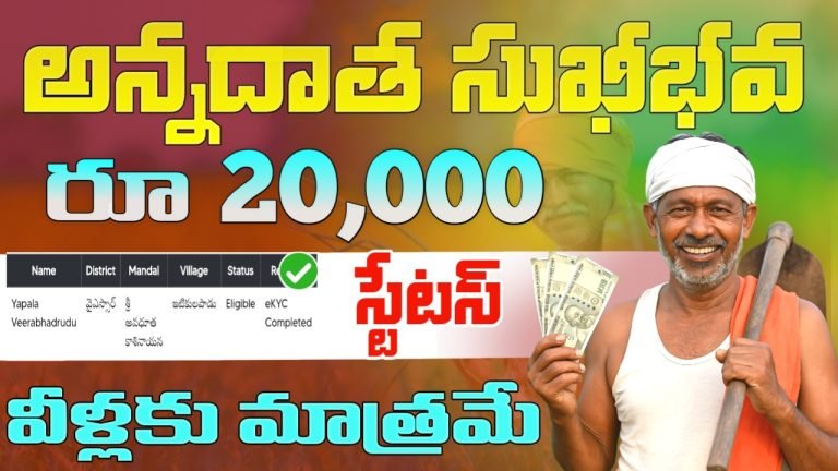 Annadata Sukhibhava Ekyc Status